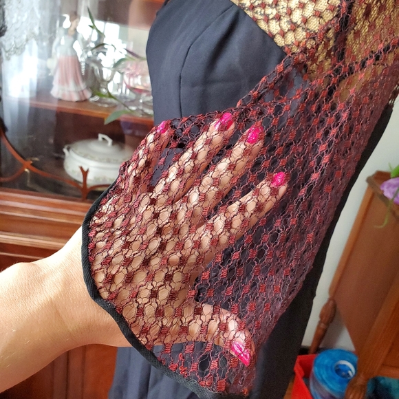 VINTAGE Black DRESS - Picture 8 of 13